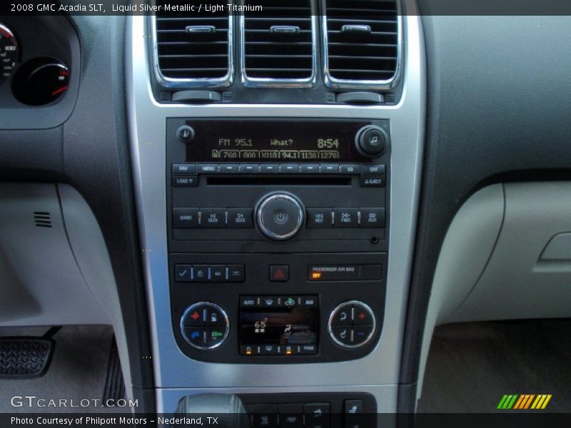 Liquid Silver Metallic / Light Titanium 2008 GMC Acadia SLT