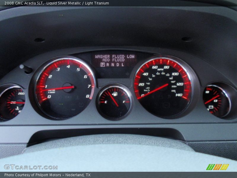 Liquid Silver Metallic / Light Titanium 2008 GMC Acadia SLT