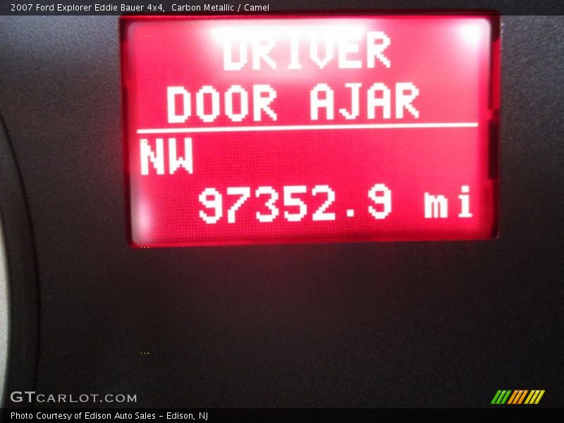 Carbon Metallic / Camel 2007 Ford Explorer Eddie Bauer 4x4