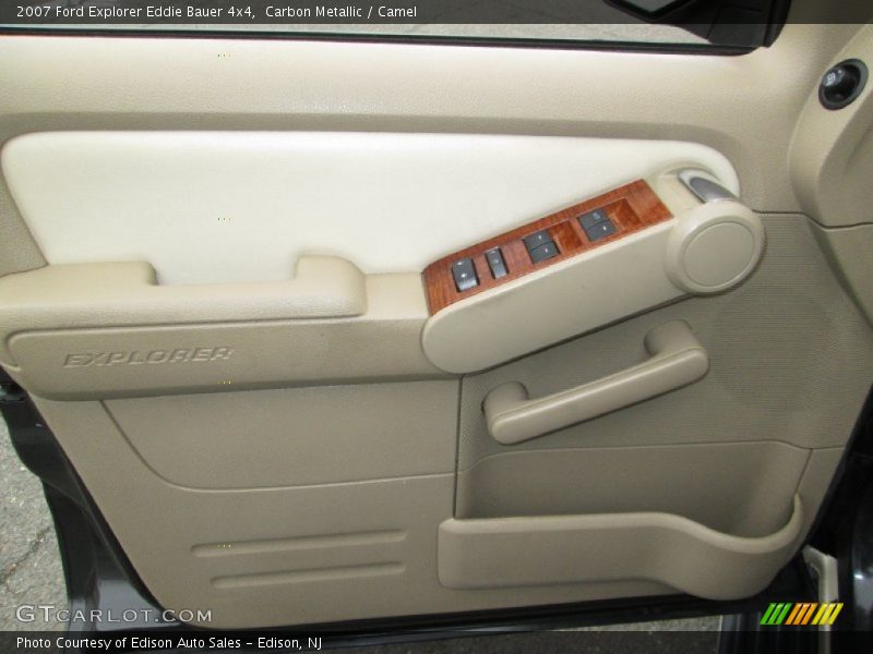 Carbon Metallic / Camel 2007 Ford Explorer Eddie Bauer 4x4