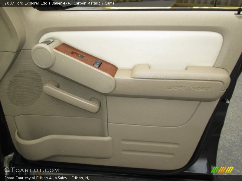 Carbon Metallic / Camel 2007 Ford Explorer Eddie Bauer 4x4