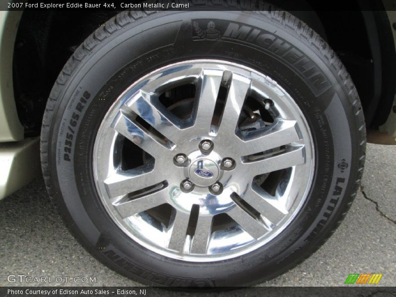 Carbon Metallic / Camel 2007 Ford Explorer Eddie Bauer 4x4