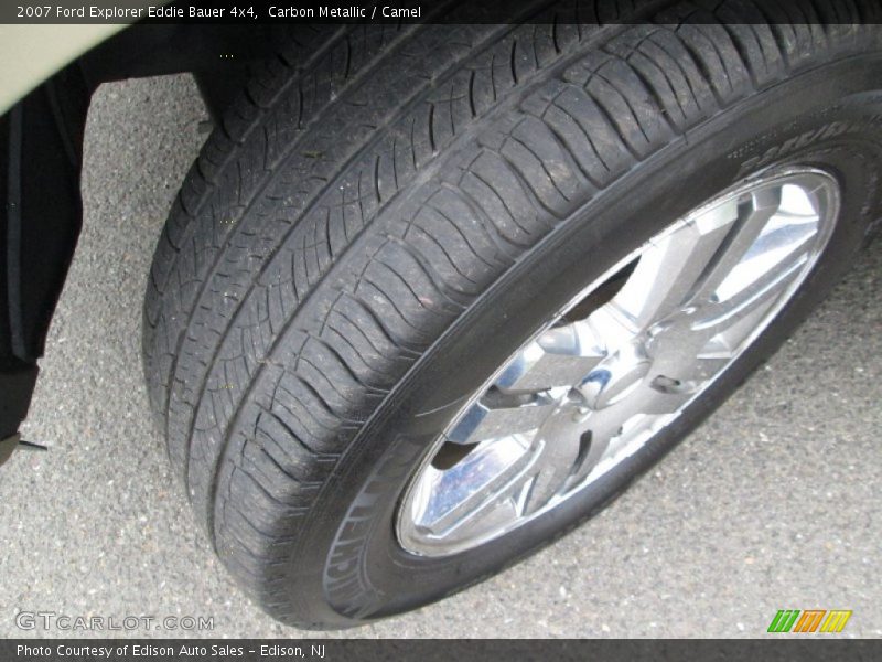 Carbon Metallic / Camel 2007 Ford Explorer Eddie Bauer 4x4