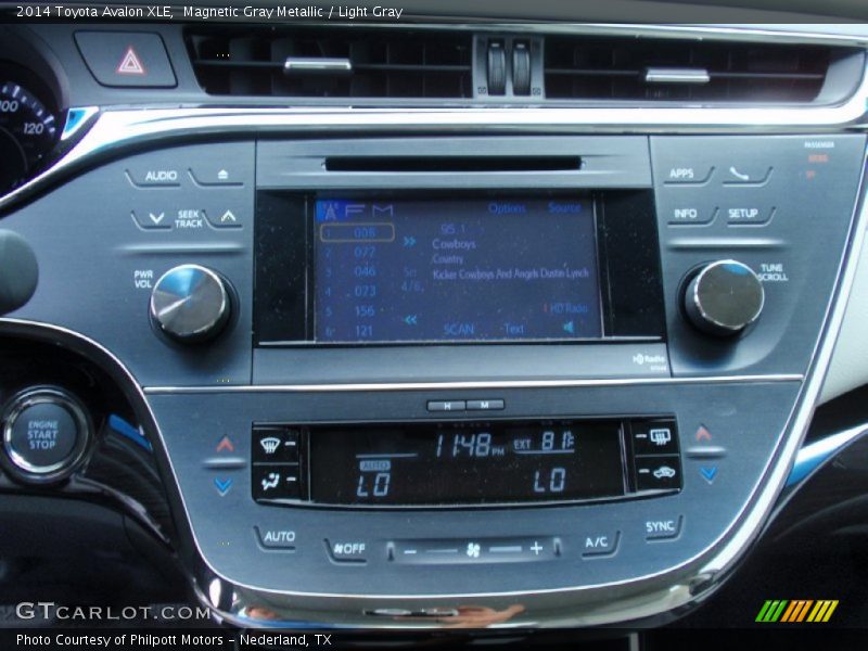Magnetic Gray Metallic / Light Gray 2014 Toyota Avalon XLE