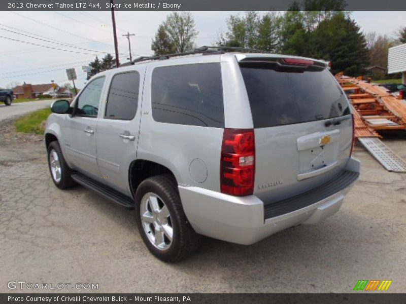 Silver Ice Metallic / Ebony 2013 Chevrolet Tahoe LTZ 4x4