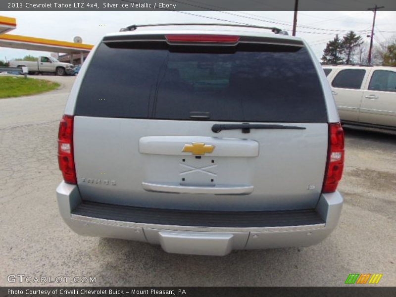 Silver Ice Metallic / Ebony 2013 Chevrolet Tahoe LTZ 4x4