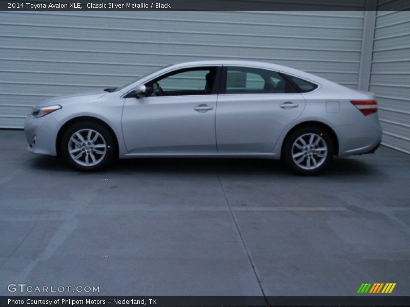 Classic Silver Metallic / Black 2014 Toyota Avalon XLE