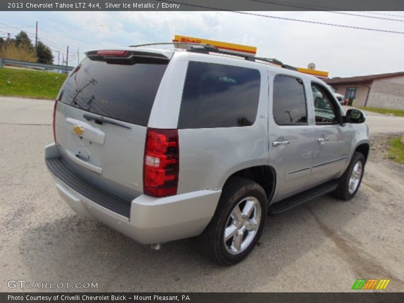Silver Ice Metallic / Ebony 2013 Chevrolet Tahoe LTZ 4x4