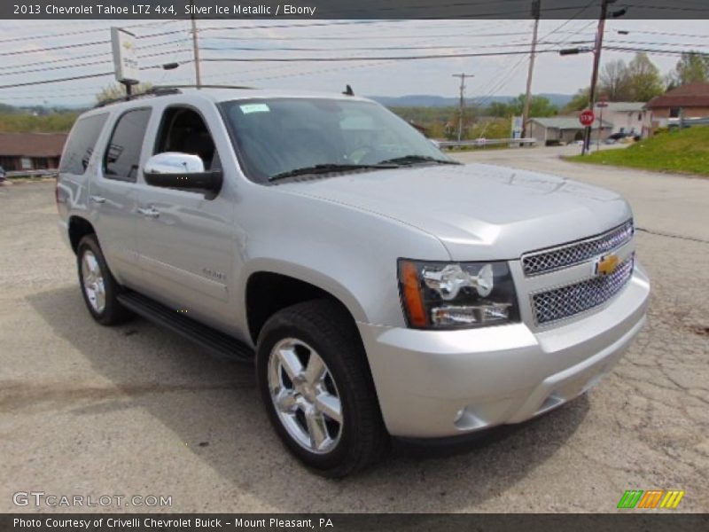 Silver Ice Metallic / Ebony 2013 Chevrolet Tahoe LTZ 4x4