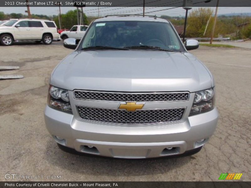 Silver Ice Metallic / Ebony 2013 Chevrolet Tahoe LTZ 4x4