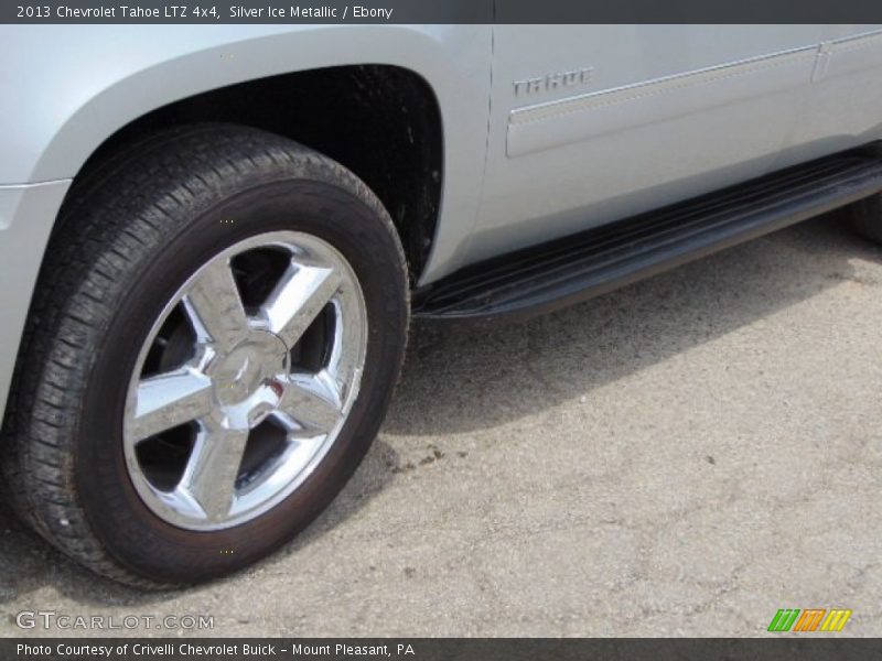 Silver Ice Metallic / Ebony 2013 Chevrolet Tahoe LTZ 4x4
