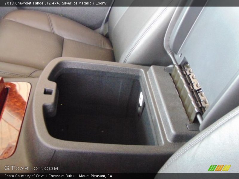 Silver Ice Metallic / Ebony 2013 Chevrolet Tahoe LTZ 4x4