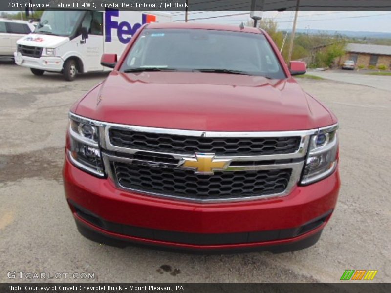 Crystal Red Tintcoat / Jet Black 2015 Chevrolet Tahoe LT 4WD