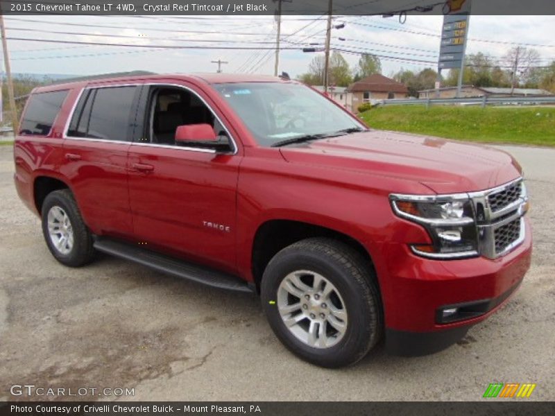 Crystal Red Tintcoat / Jet Black 2015 Chevrolet Tahoe LT 4WD