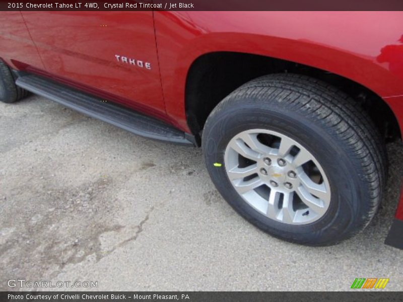 Crystal Red Tintcoat / Jet Black 2015 Chevrolet Tahoe LT 4WD