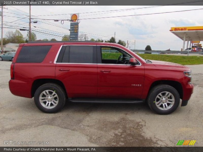 Crystal Red Tintcoat / Jet Black 2015 Chevrolet Tahoe LT 4WD