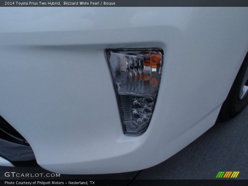 Blizzard White Pearl / Bisque 2014 Toyota Prius Two Hybrid