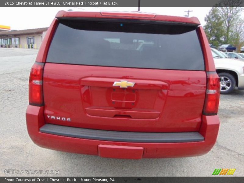 Crystal Red Tintcoat / Jet Black 2015 Chevrolet Tahoe LT 4WD