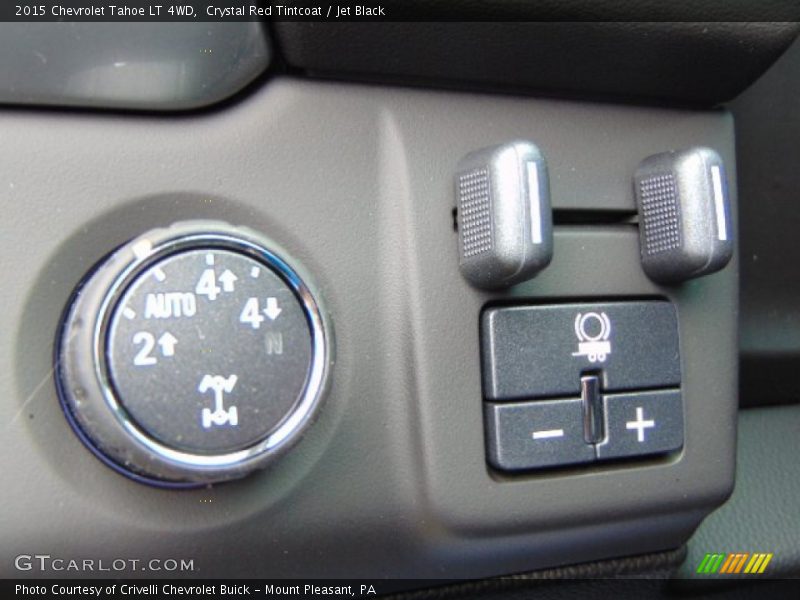 Crystal Red Tintcoat / Jet Black 2015 Chevrolet Tahoe LT 4WD