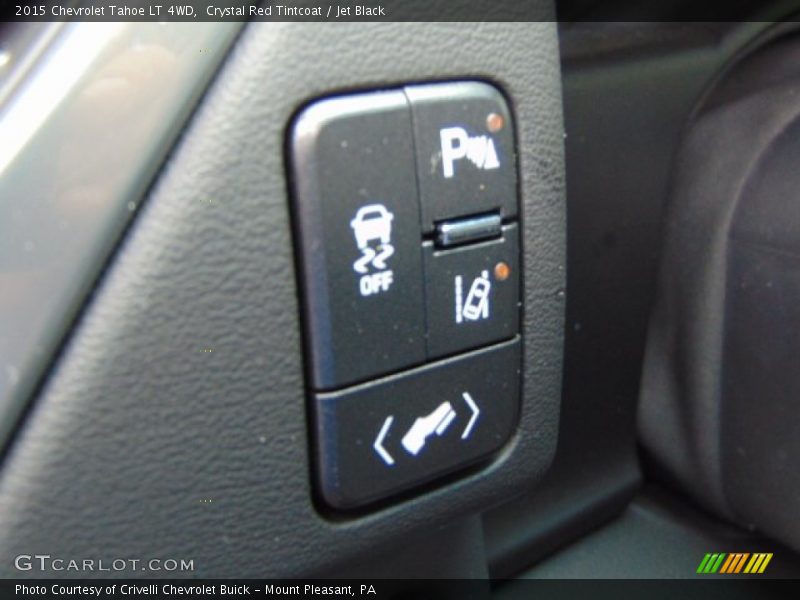 Crystal Red Tintcoat / Jet Black 2015 Chevrolet Tahoe LT 4WD
