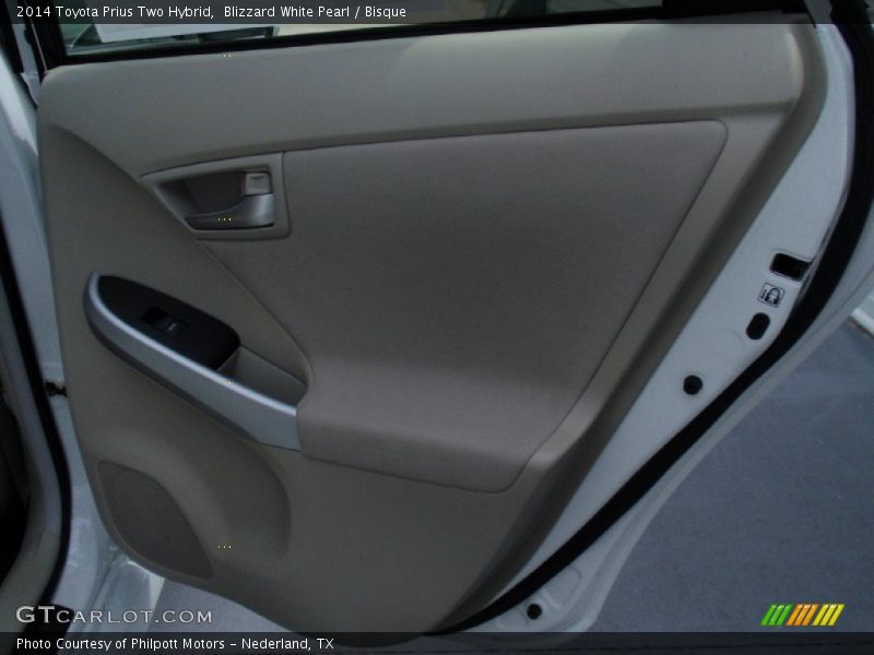 Blizzard White Pearl / Bisque 2014 Toyota Prius Two Hybrid