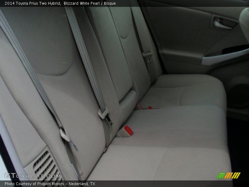 Blizzard White Pearl / Bisque 2014 Toyota Prius Two Hybrid
