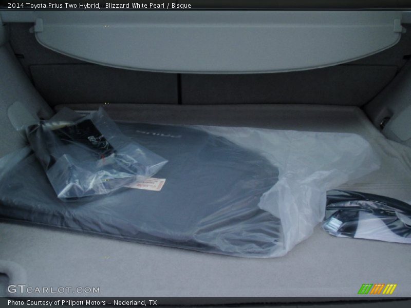 Blizzard White Pearl / Bisque 2014 Toyota Prius Two Hybrid