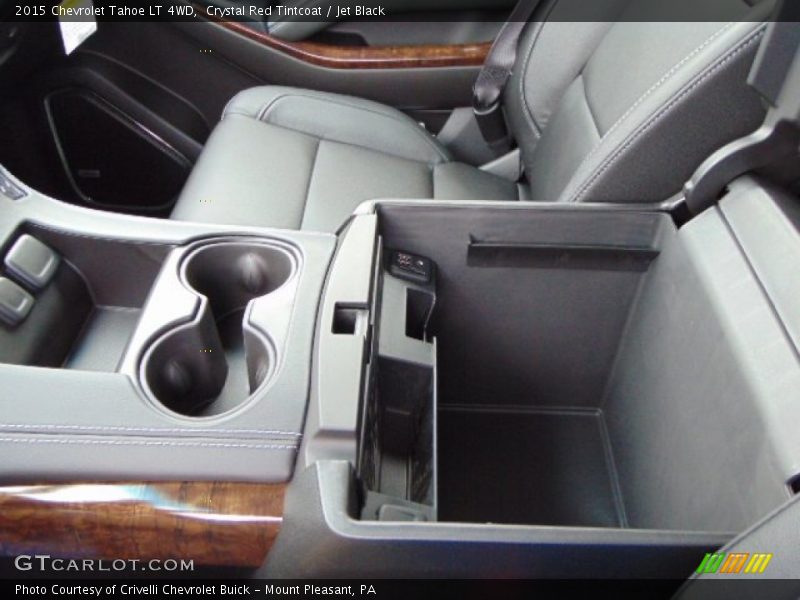 Crystal Red Tintcoat / Jet Black 2015 Chevrolet Tahoe LT 4WD