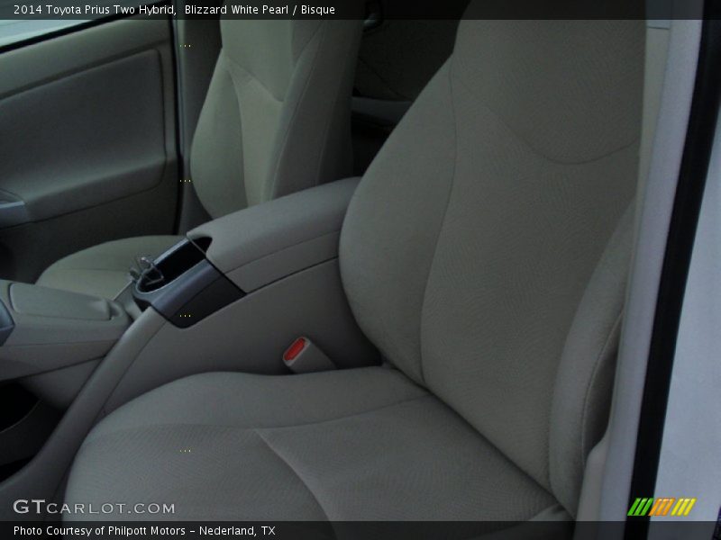 Blizzard White Pearl / Bisque 2014 Toyota Prius Two Hybrid