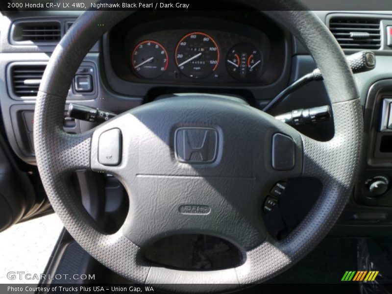 Nighthawk Black Pearl / Dark Gray 2000 Honda CR-V LX 4WD