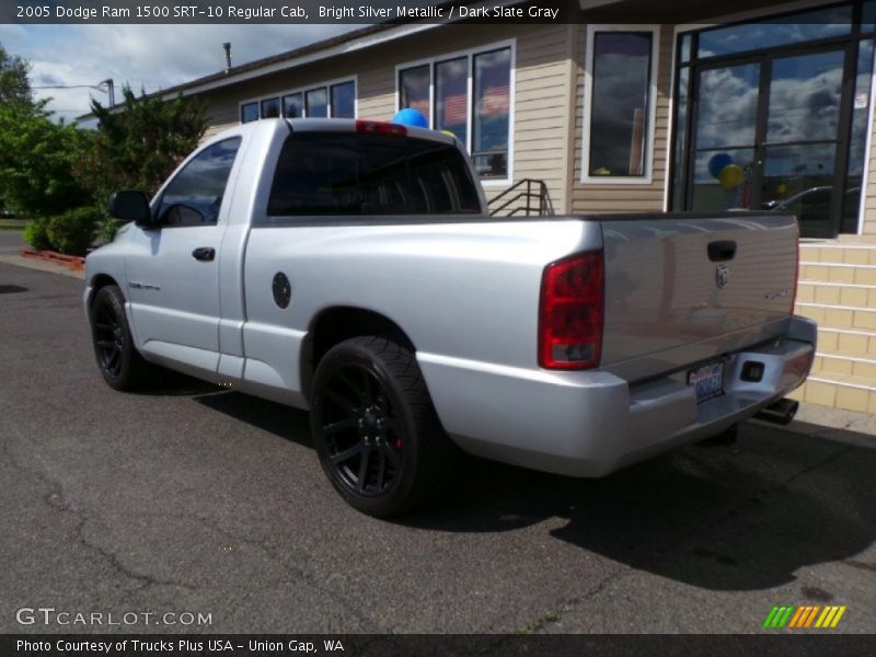 Bright Silver Metallic / Dark Slate Gray 2005 Dodge Ram 1500 SRT-10 Regular Cab