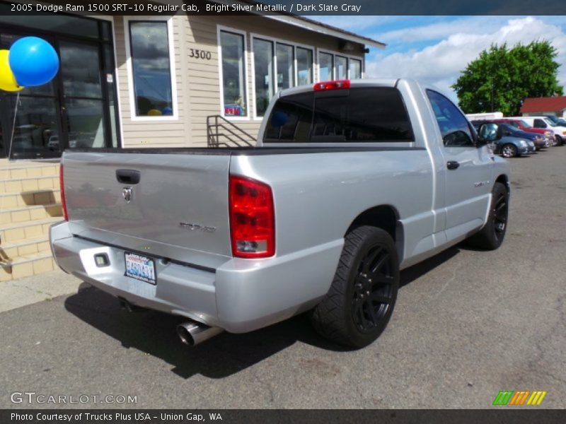 Bright Silver Metallic / Dark Slate Gray 2005 Dodge Ram 1500 SRT-10 Regular Cab