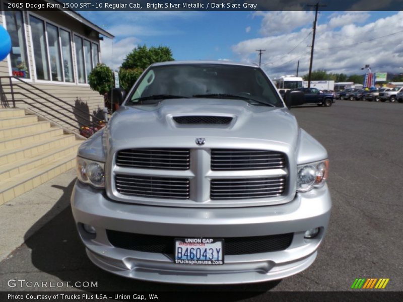Bright Silver Metallic / Dark Slate Gray 2005 Dodge Ram 1500 SRT-10 Regular Cab