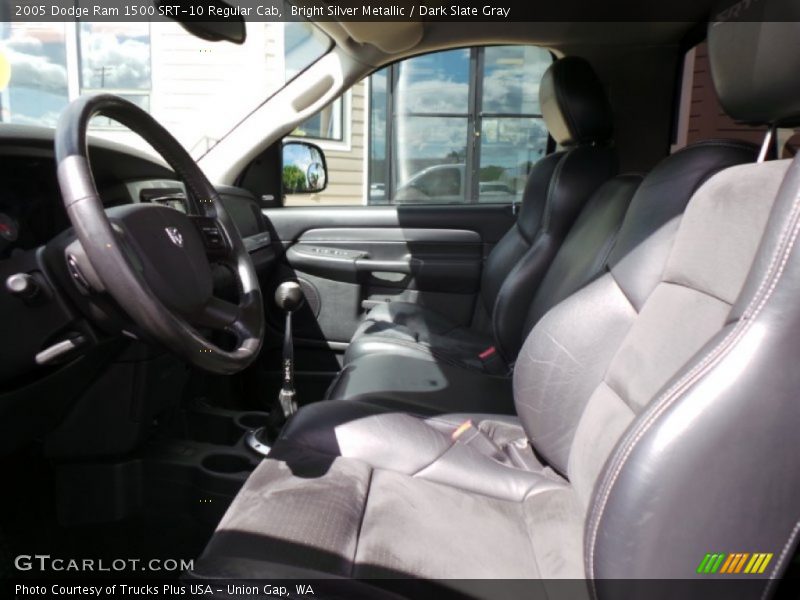 Bright Silver Metallic / Dark Slate Gray 2005 Dodge Ram 1500 SRT-10 Regular Cab