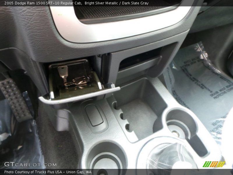 Bright Silver Metallic / Dark Slate Gray 2005 Dodge Ram 1500 SRT-10 Regular Cab