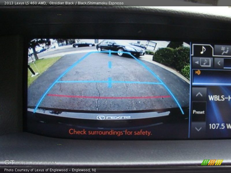 Obsidian Black / Black/Shimamoku Espresso 2013 Lexus LS 460 AWD