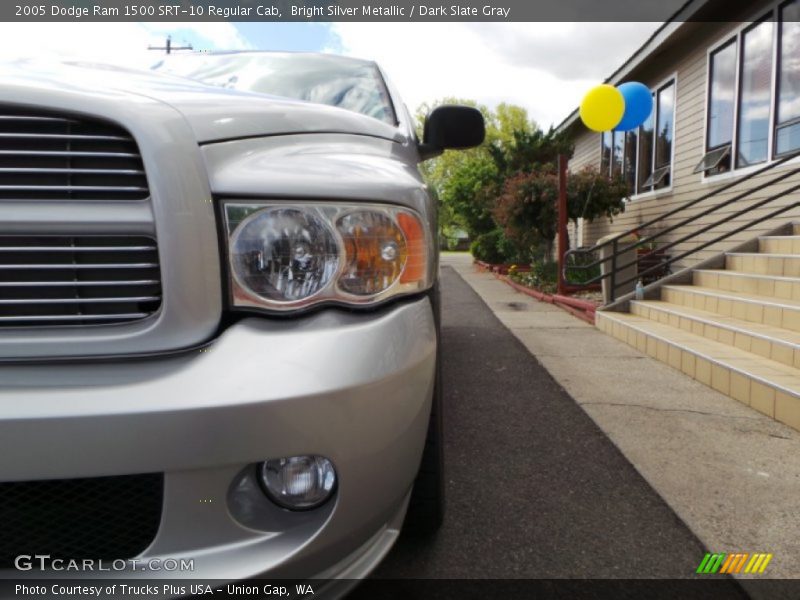 Bright Silver Metallic / Dark Slate Gray 2005 Dodge Ram 1500 SRT-10 Regular Cab