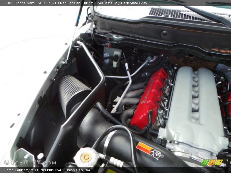 Bright Silver Metallic / Dark Slate Gray 2005 Dodge Ram 1500 SRT-10 Regular Cab