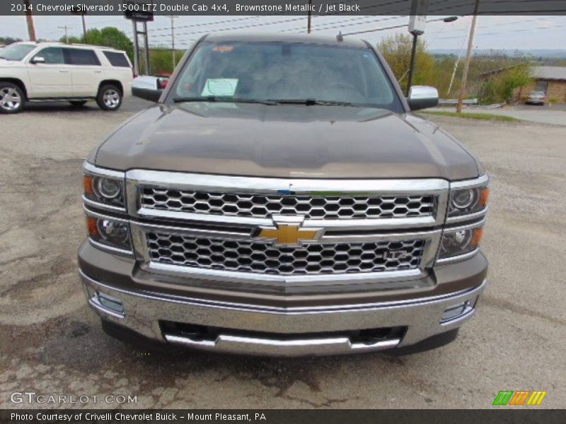 Brownstone Metallic / Jet Black 2014 Chevrolet Silverado 1500 LTZ Double Cab 4x4