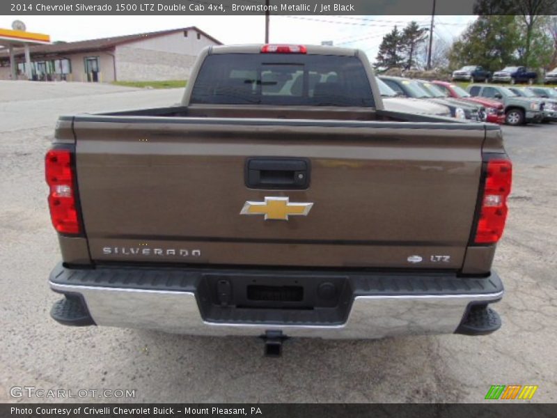 Brownstone Metallic / Jet Black 2014 Chevrolet Silverado 1500 LTZ Double Cab 4x4