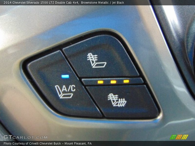 Controls of 2014 Silverado 1500 LTZ Double Cab 4x4