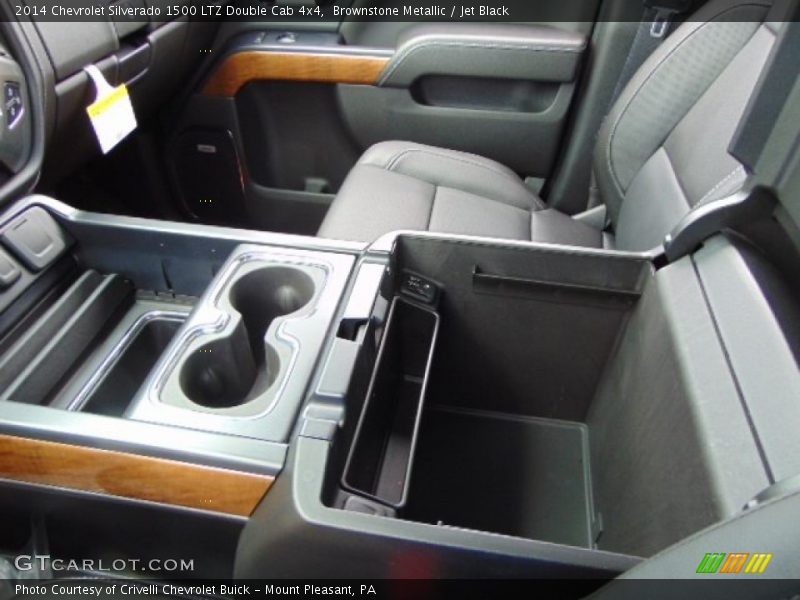 Brownstone Metallic / Jet Black 2014 Chevrolet Silverado 1500 LTZ Double Cab 4x4