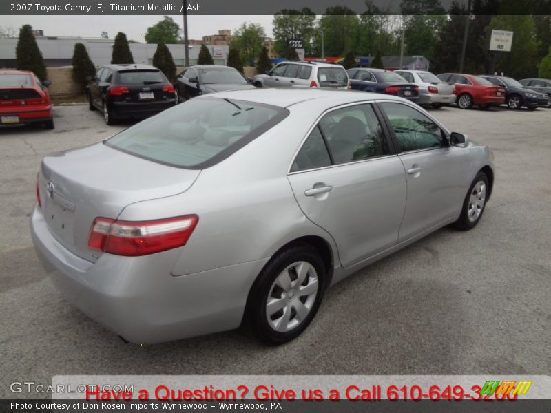 Titanium Metallic / Ash 2007 Toyota Camry LE