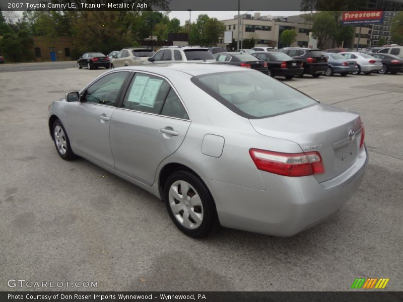Titanium Metallic / Ash 2007 Toyota Camry LE