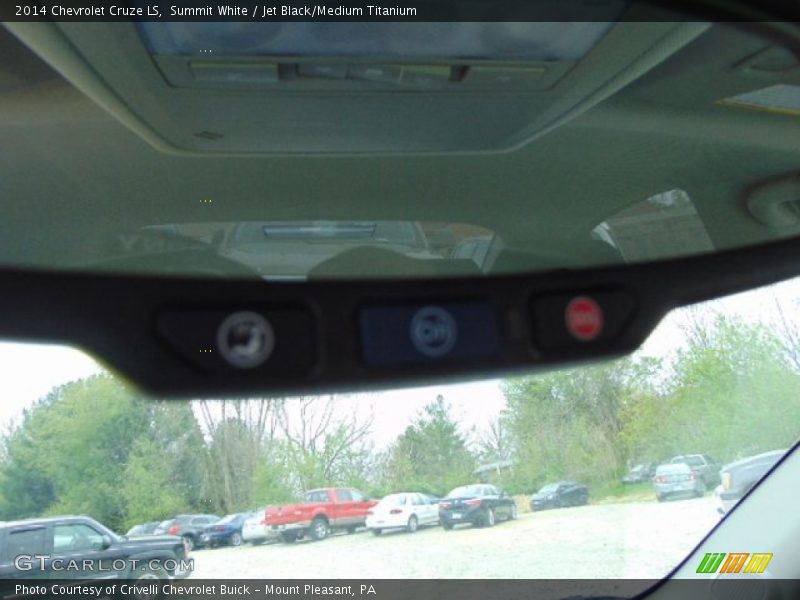 Summit White / Jet Black/Medium Titanium 2014 Chevrolet Cruze LS