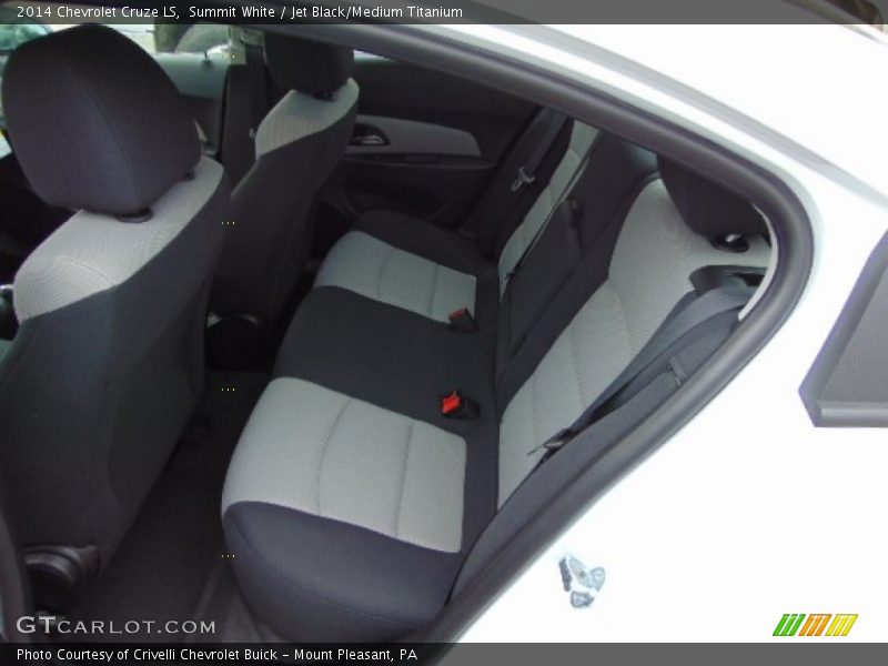 Summit White / Jet Black/Medium Titanium 2014 Chevrolet Cruze LS