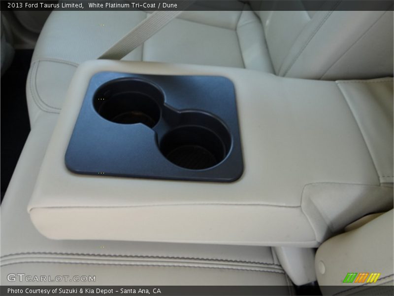 White Platinum Tri-Coat / Dune 2013 Ford Taurus Limited