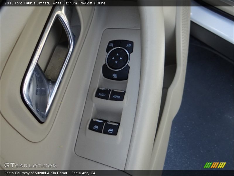 White Platinum Tri-Coat / Dune 2013 Ford Taurus Limited
