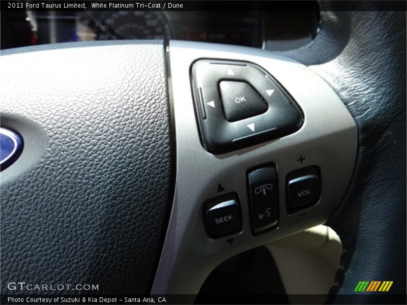White Platinum Tri-Coat / Dune 2013 Ford Taurus Limited