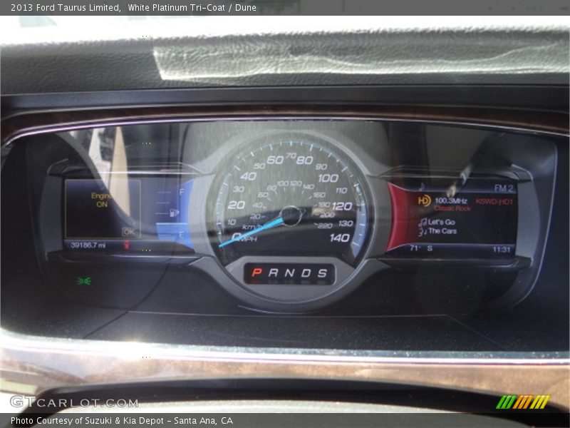 White Platinum Tri-Coat / Dune 2013 Ford Taurus Limited